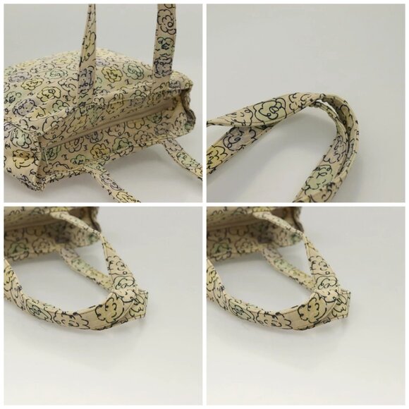 CHANEL Camelia COCO Mark Tote Bag Cotton Multicolor CC Auth BA3738 - Picture 16 of 16